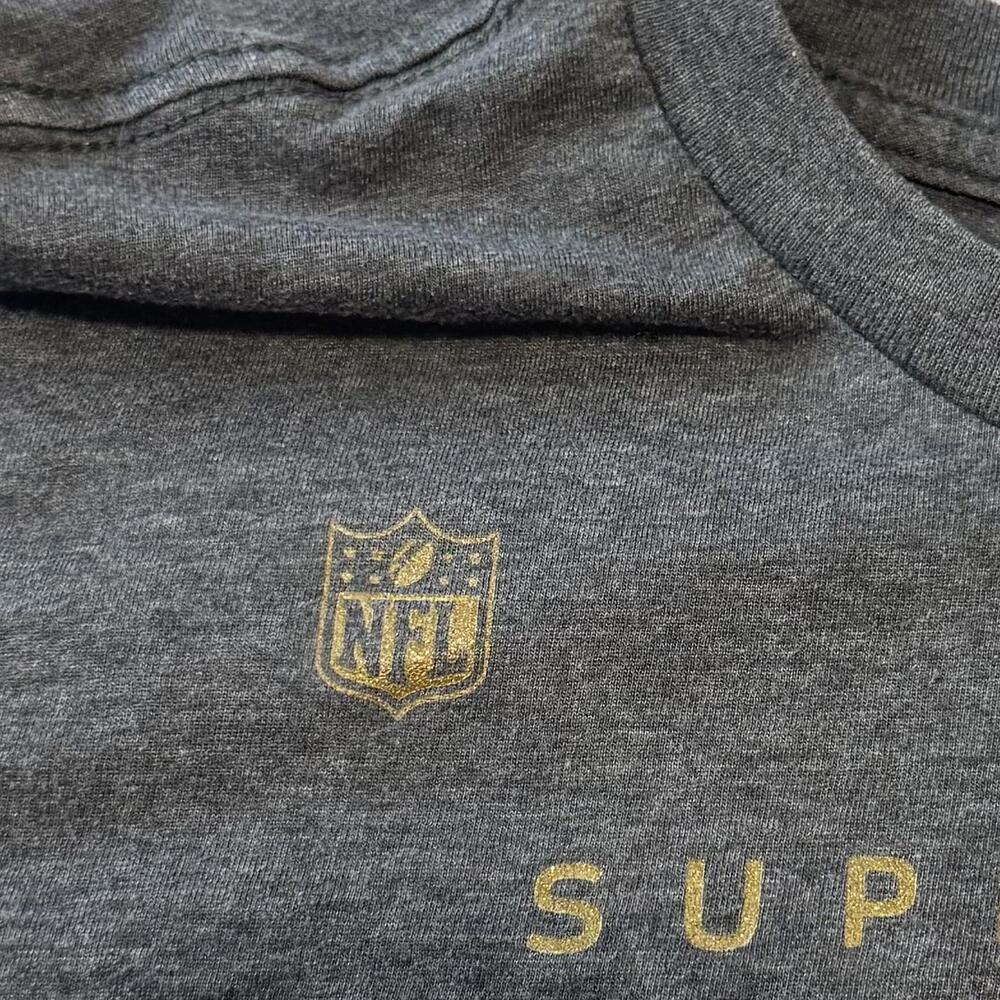 Denver Broncos NFL T-Shirt Youth 14/16 Super Bowl 50 Champions Gray Pro Gear - Picture 4 of 5